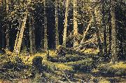 Ivan Shishkin Wind-Fallen Trees oil on canvas